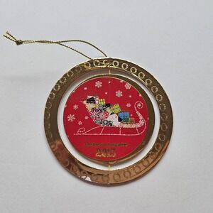 Smithsonian Institution 2013 Christmas Ornament Sleigh Gifts Snowflake Decor